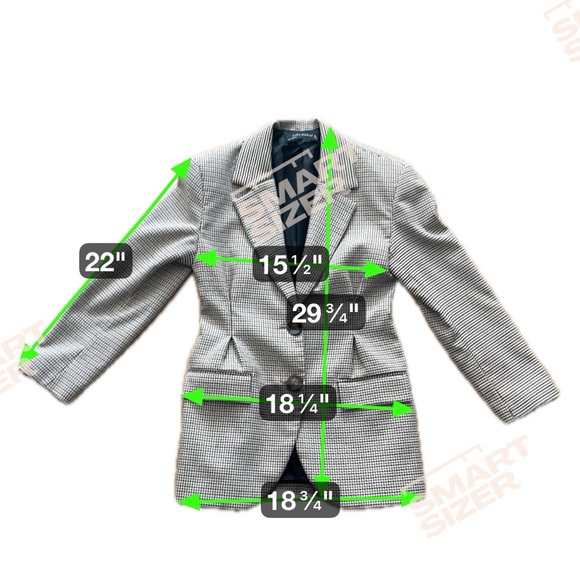 Zara Brown and Black Houndstooth Blazer women’s S - Picture 11 of 11